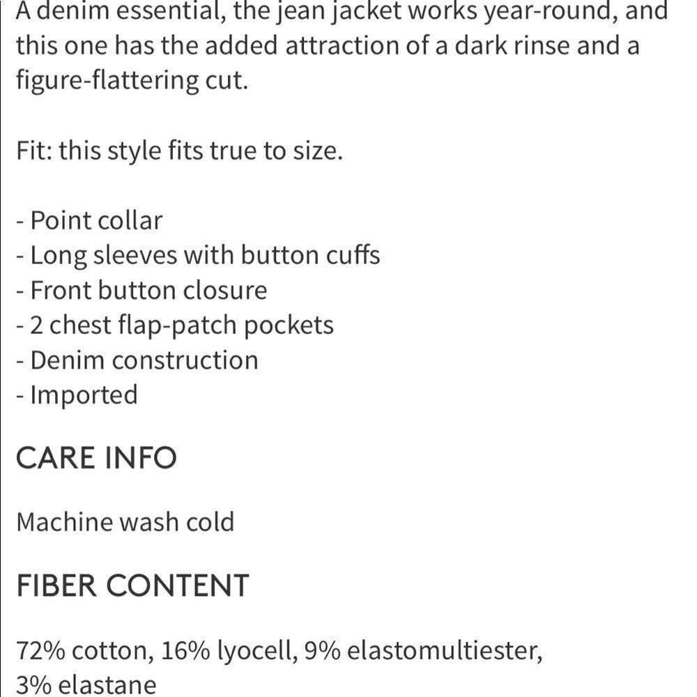 Collared denim jacket - Picture 6 of 6